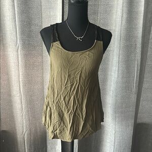 Ella Moss Green Camisole with Textured Fabric